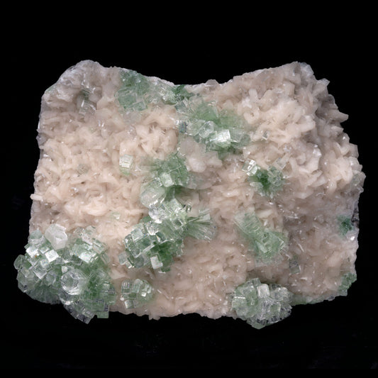 Well Pocket Green Apophyllite on Stilbite // 7 Lb.