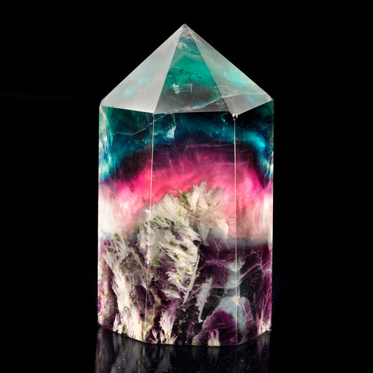 Rainbow Fluorite Tower From China // 4.60 Lb.