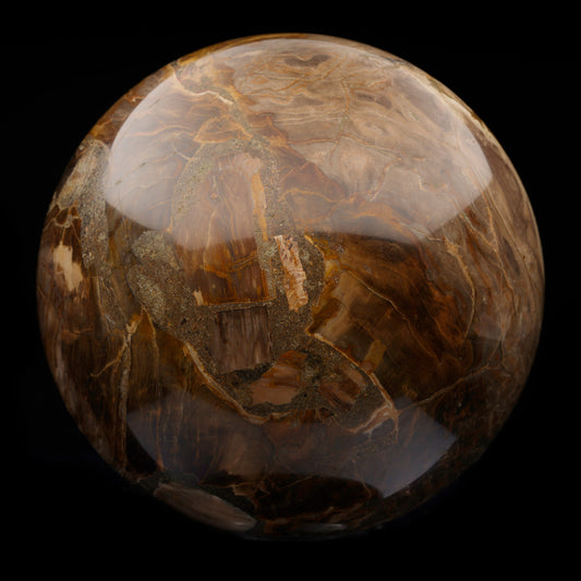 Hand-Carved Pietersite Sphere // 7.20 Lb.