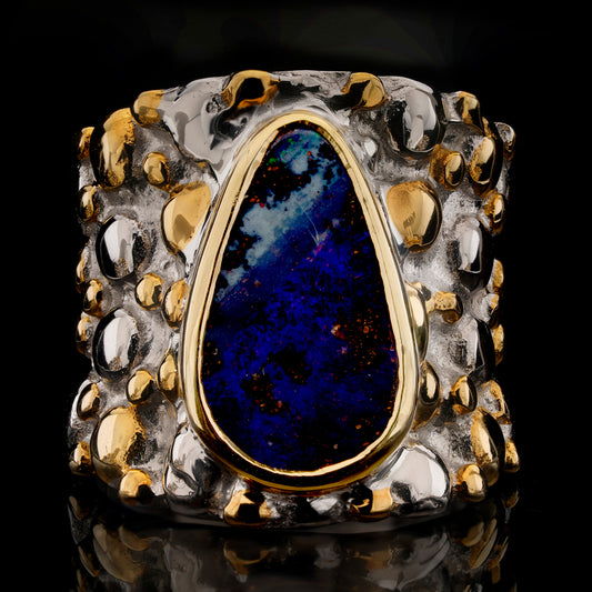 Boulder Opal Ring // Size 8.25