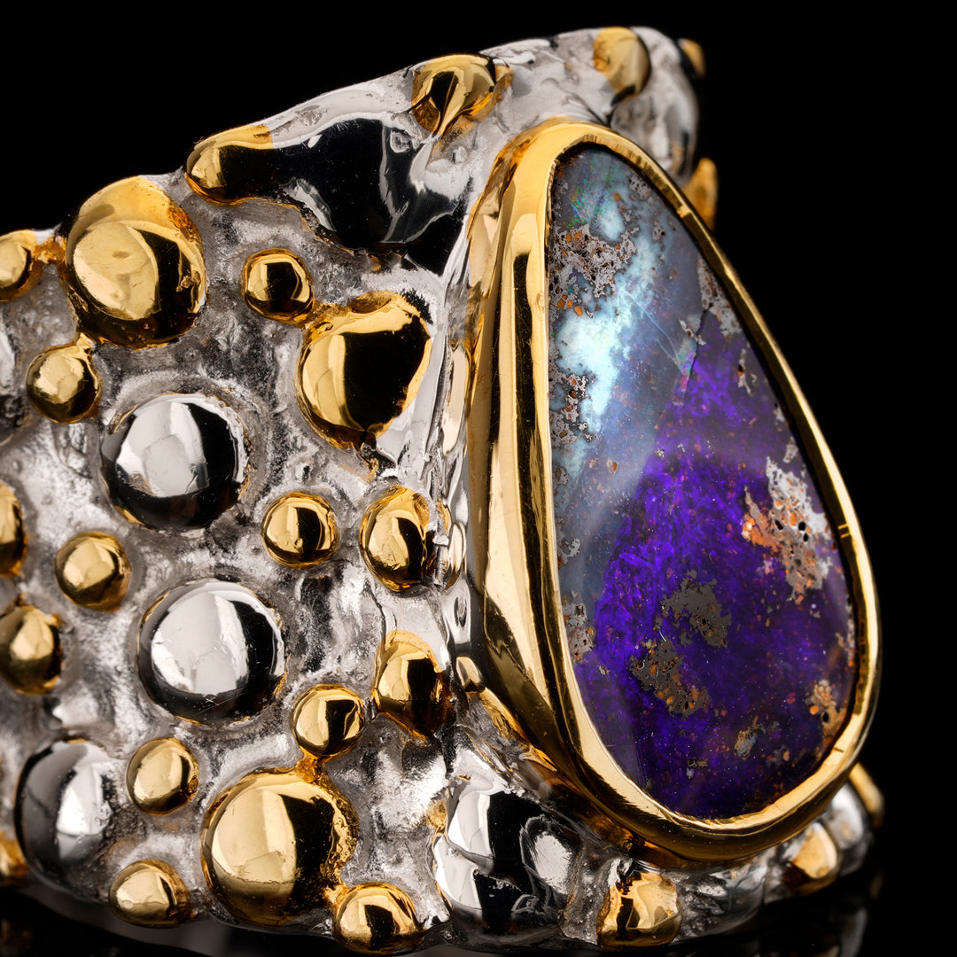 Boulder Opal Ring // Size 8.25