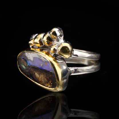 Boulder Opal Ring // Size 6