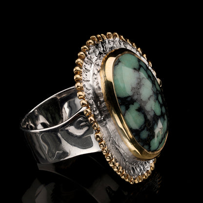 Turquoise Spoke Ring II