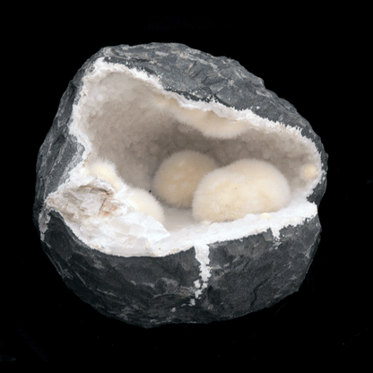 Okenite with Gyrolite Geode // 4.89 Lb.