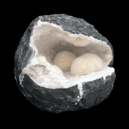 Okenite with Gyrolite Geode // 4.89 Lb.