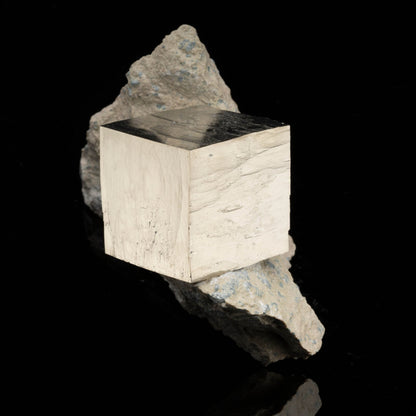 Spanish Pyrite Cube on Basalt Matrix // 1.39 Lb.