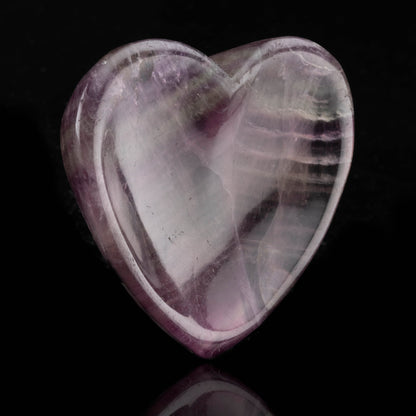 Purple Fluorite Heart Dish // 158 Grams
