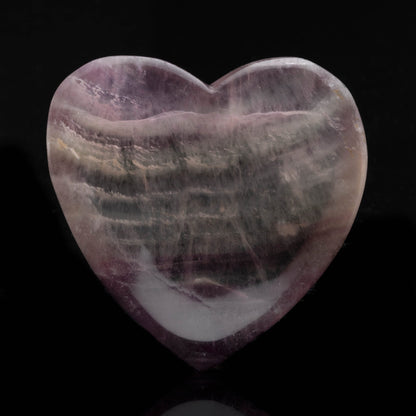 Purple Fluorite Heart Dish // 127 Grams
