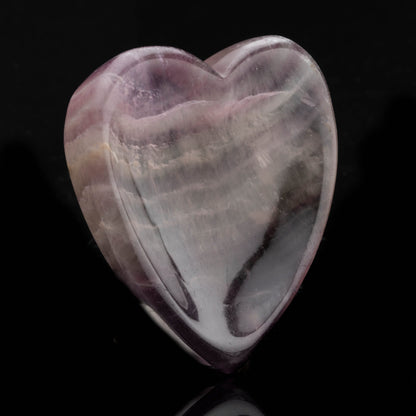 Purple Fluorite Heart Dish // 127 Grams