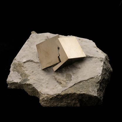 Spanish Pyrite Cubes on Basalt Matrix // 2.22 Lb.