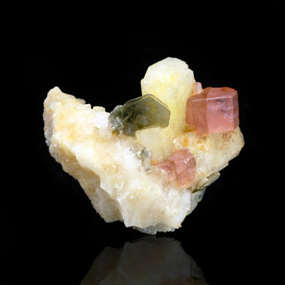 Pink Apatite With Muscovite on Microcline // 80 Grams