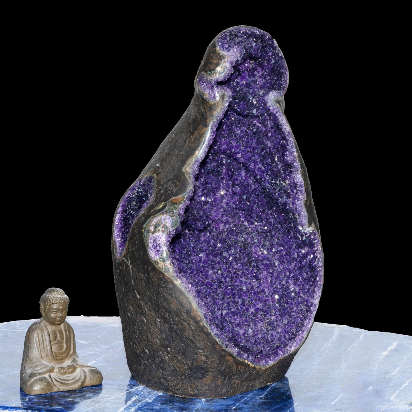 Amethyst Geode With Stalactite From Uruguay // 56 Lb.