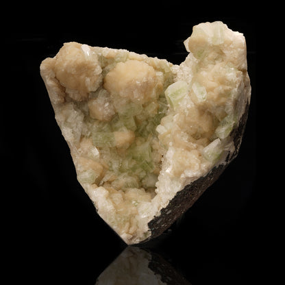 Stilbite and Green Apophyllite from India // 9.5 Lb.