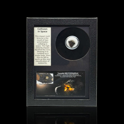 Colisión en Meteorito Espacial en Caja de Coleccionista