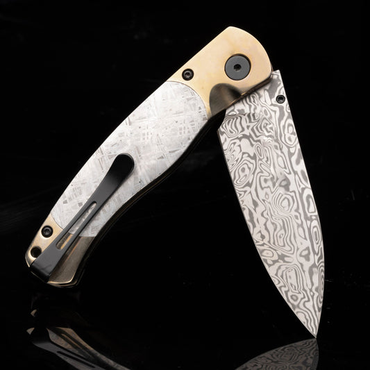 Muonionalusta Meteorite Handle Fold-Out Knife // Ver. 2
