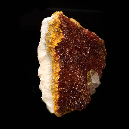 Barite on Orpiment From Russia