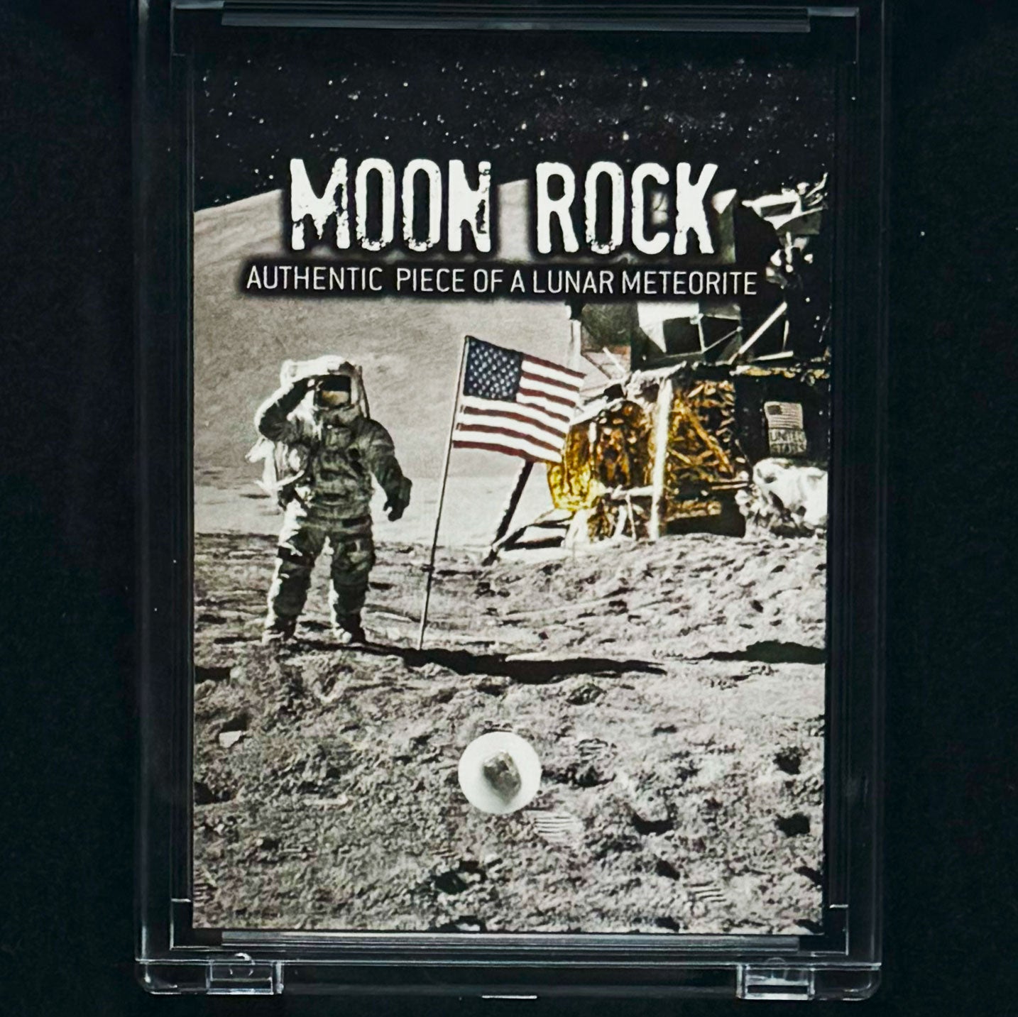 Lunar Meteorite in Collector's Box