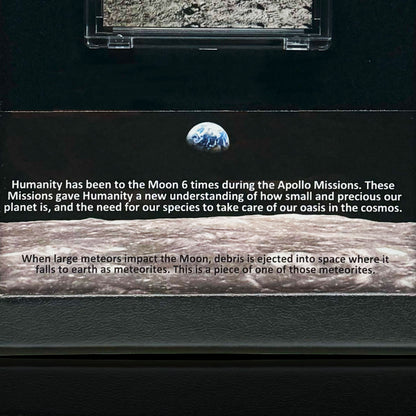 Lunar Meteorite in Collector's Box
