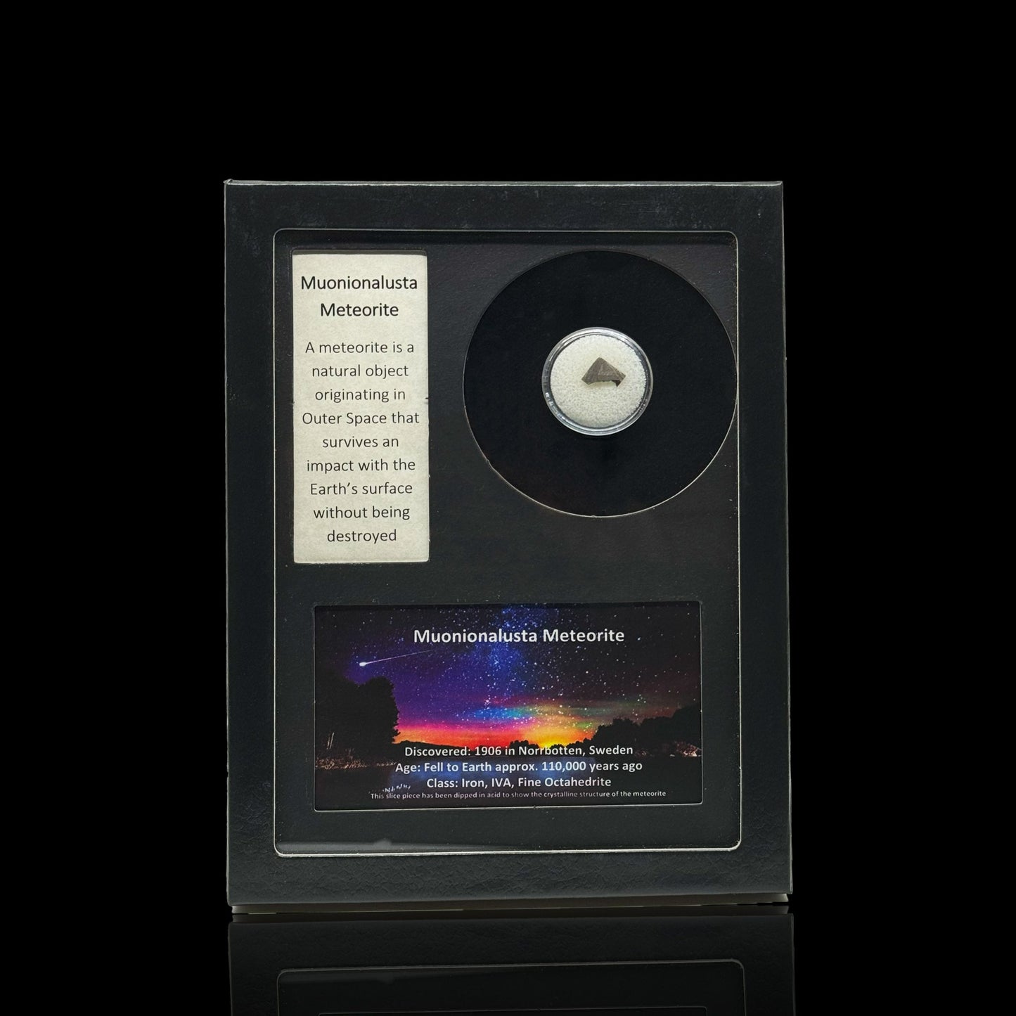 Muonionalusta Meteorite in Collector's Box