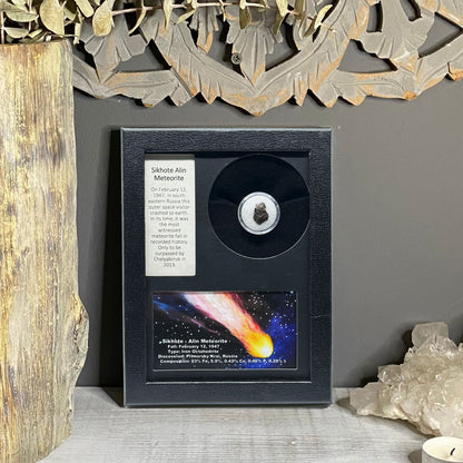 Sikhote-Alin Meteorite in Collector's Box