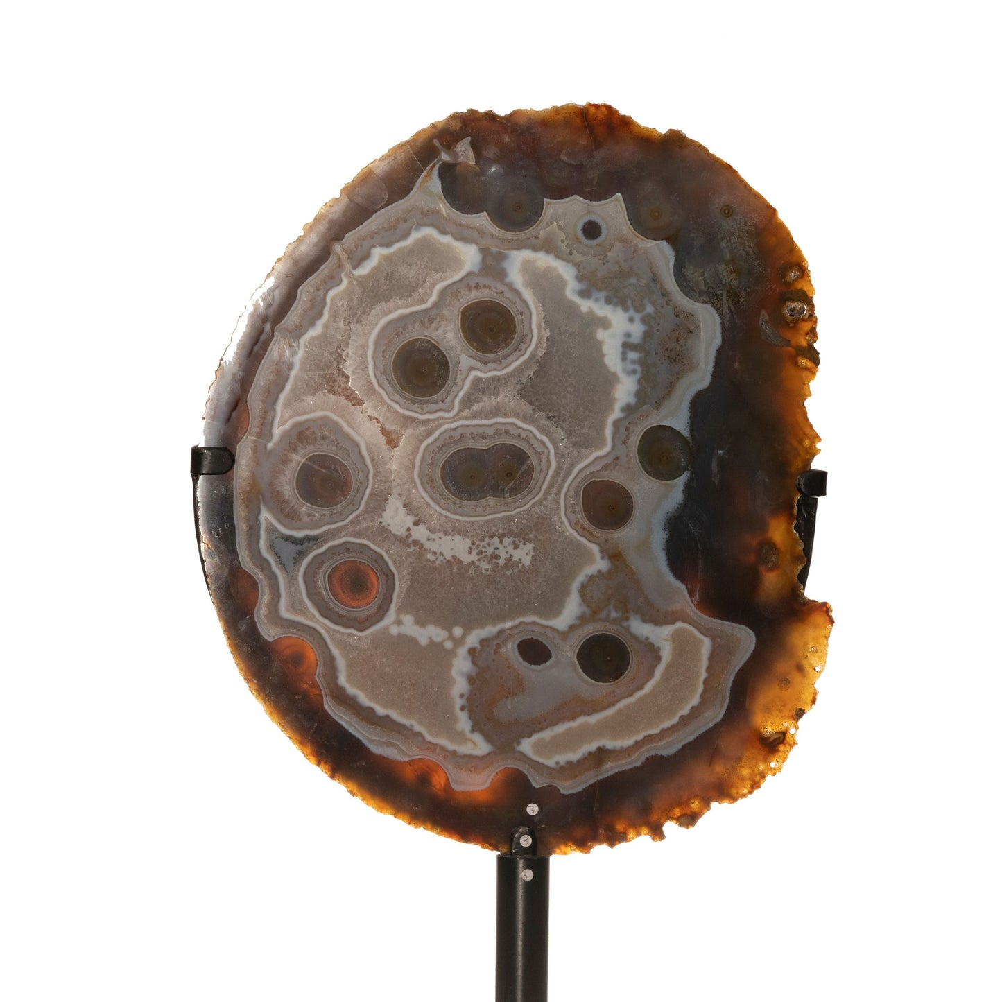 Large Agate Slice on Stand