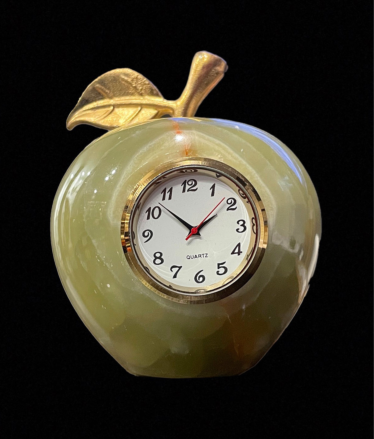 Banded Onyx Apple Clock