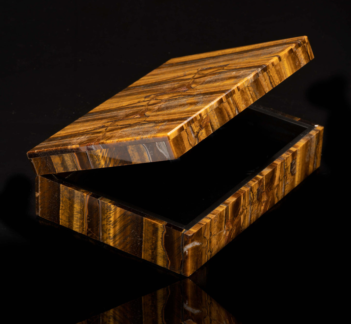 Handcrafted Tiger's Eye Box