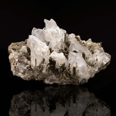 Calcite with Epidote, Ferroaxinite, and Quartz