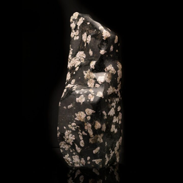 Black Jade and Pink Zoisite Freeform I - Image 2
