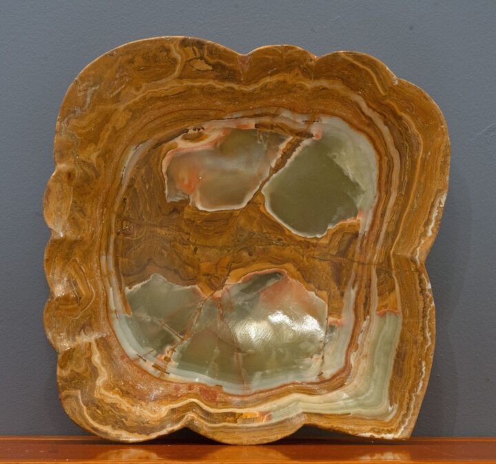 Banded Onyx Freeform Bowl // 19.5 Lb. // Ver. 2 - Image 3