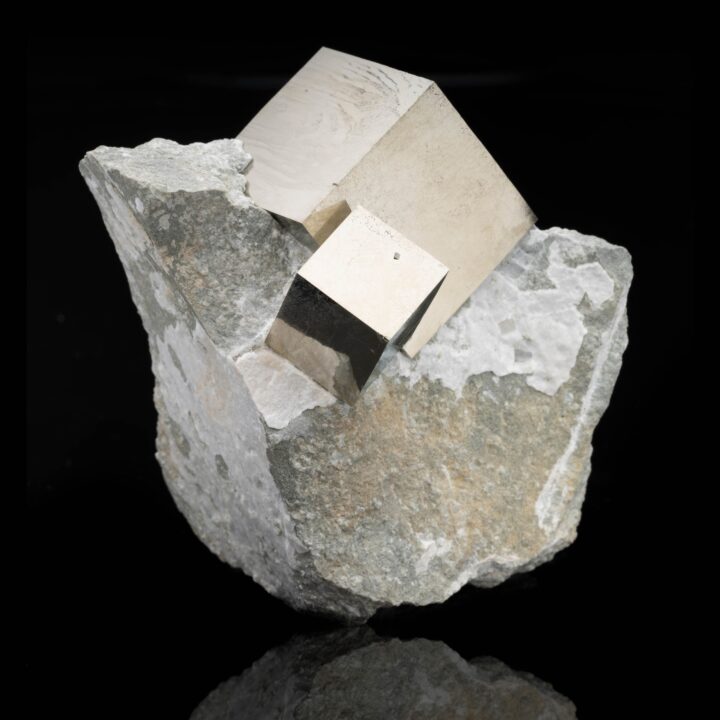 Spanish Pyrite Cubes on Basalt Matrix // 2.23 Lb. - Image 2