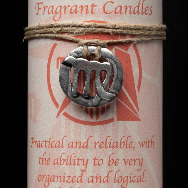 Virgo Zodiac Pendant Candle - Image 2