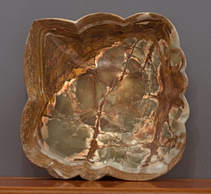 Banded Onyx Freeform Bowl // 19.5 Lb. // Ver. 1 - Image 3
