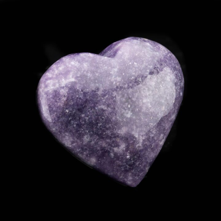 Hand-Carved Lepidolite Heart // 85 Grams - Image 2