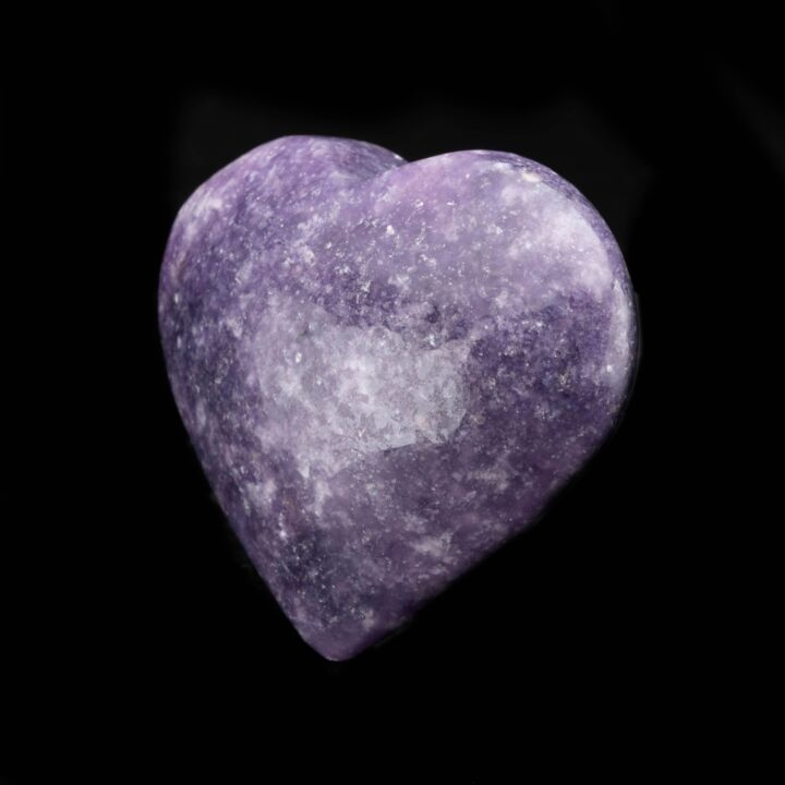 Hand-Carved Lepidolite Heart // 85 Grams - Image 3