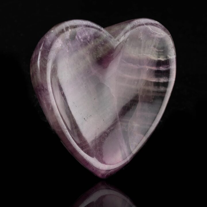 Purple Fluorite Heart Dish // 158 Grams - Image 2
