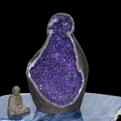 Amethyst Geode With Stalactite From Uruguay // 56 Lb.