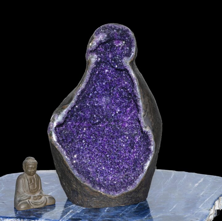 Amethyst Geode With Stalactite From Uruguay // 56 Lb.
