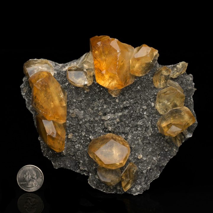 Pineapple Calcite from China – 1.42 lb Polished Golden Calcite Specimen