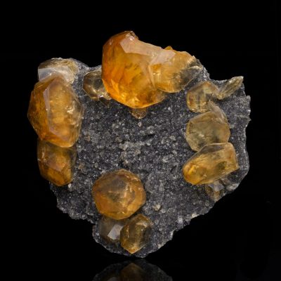 Pineapple Calcite from China – 1.42 lb Polished Golden Calcite Specimen
