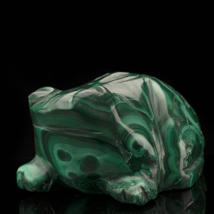Malachite Carving – Frog // 300 Grams - Image 2