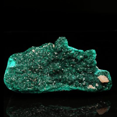 Museum‑Quality Dioptase with Calcite from the DRC