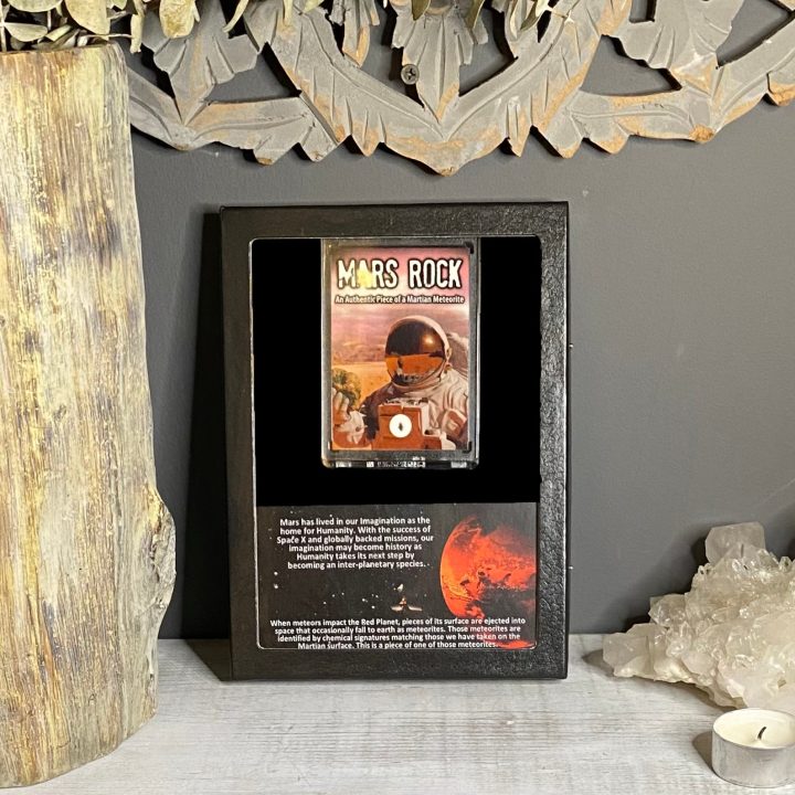 Authentic Mars Meteorite in Collector’s Display Box – Rare Planetary Specimen - Image 5