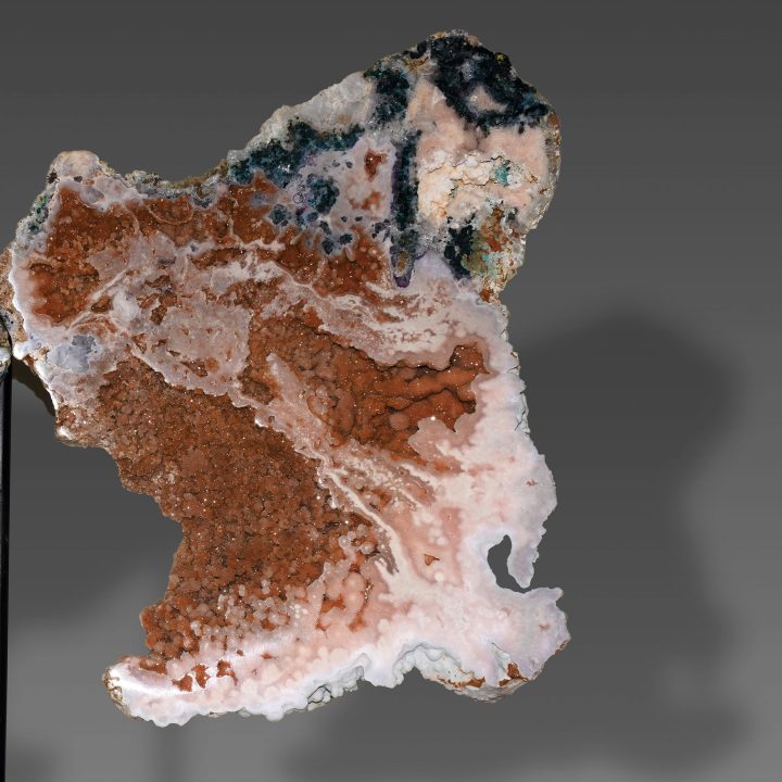 Pink Amethyst geode wing crystal details – Brazil
