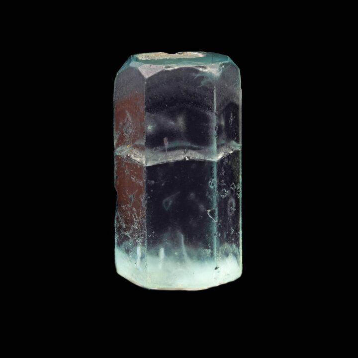 Shigar Valley Aquamarine on Lucite Base