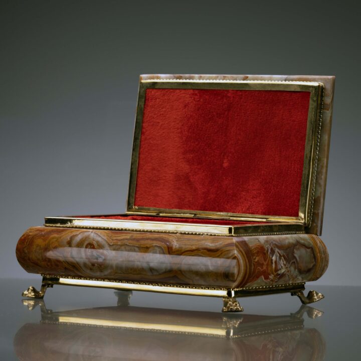Banded Onyx Jewelry Box