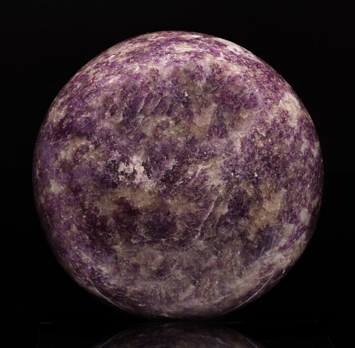 Lepidolite Sphere From Brazil // 13 Lb.