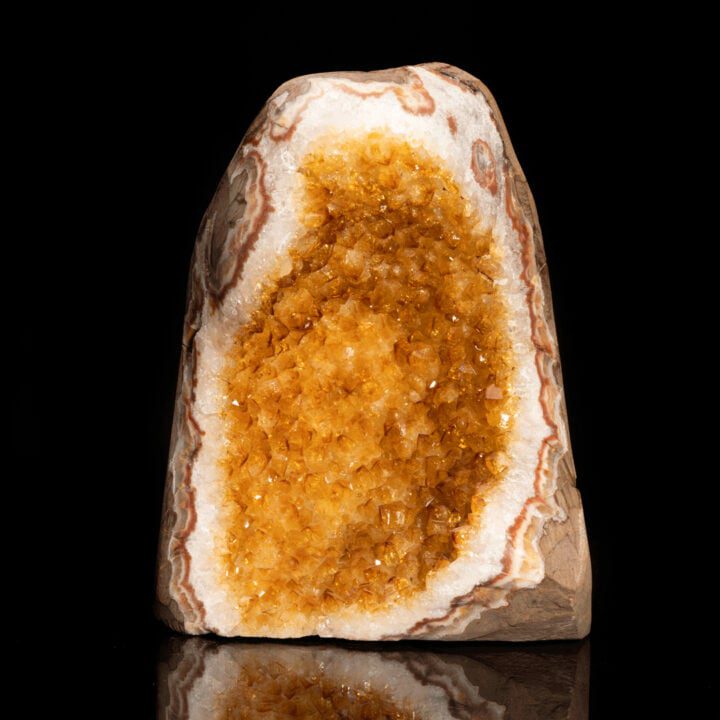 Citrine Geode From Uruguay // 2.53 Lb.