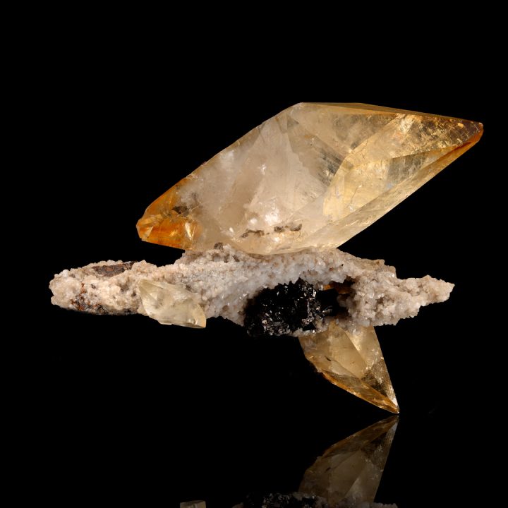 Elmwood Calcite on Barite With Sphalerite // 1.23 Lb. - Image 4