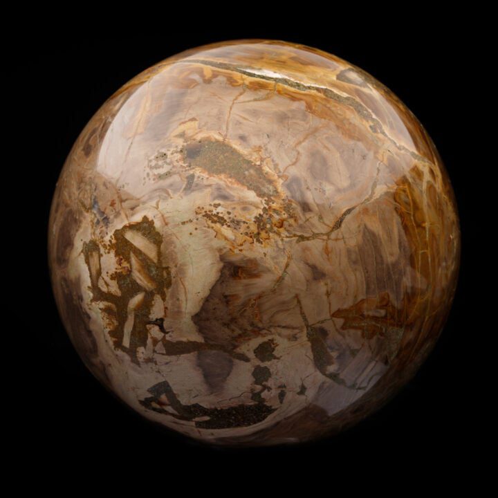 Hand-Carved Pietersite Sphere // 7.20 Lb. - Image 4
